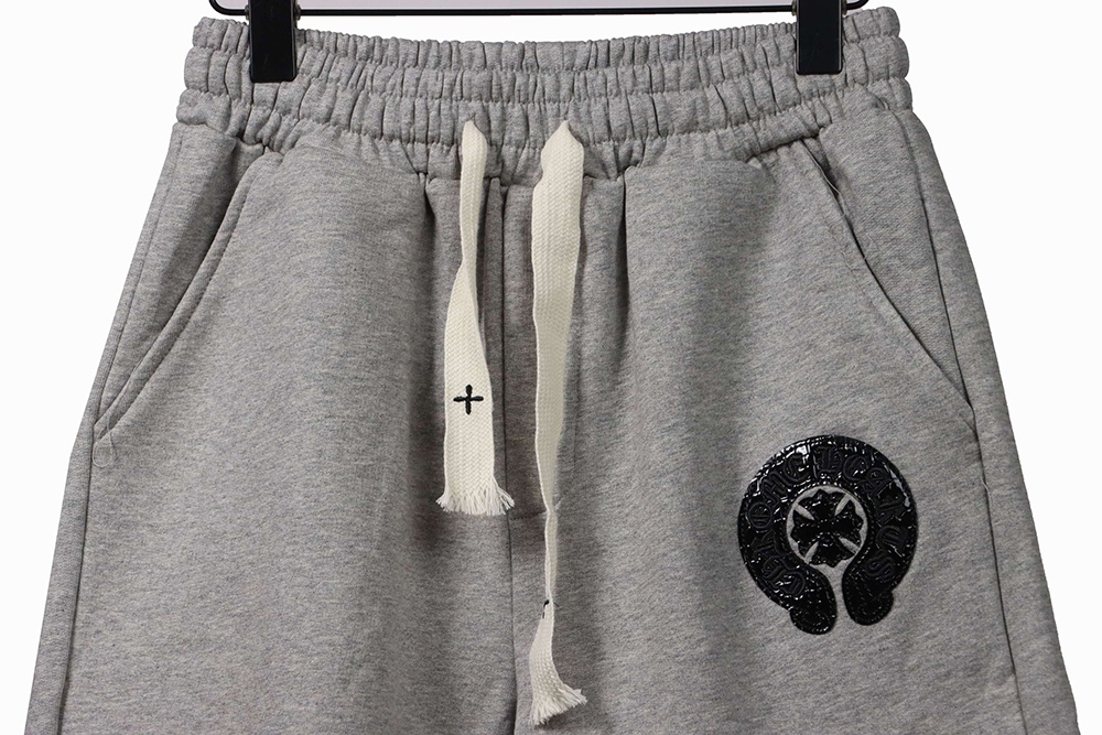Chrome Hearts Horseshoe Cross Grey Shorts