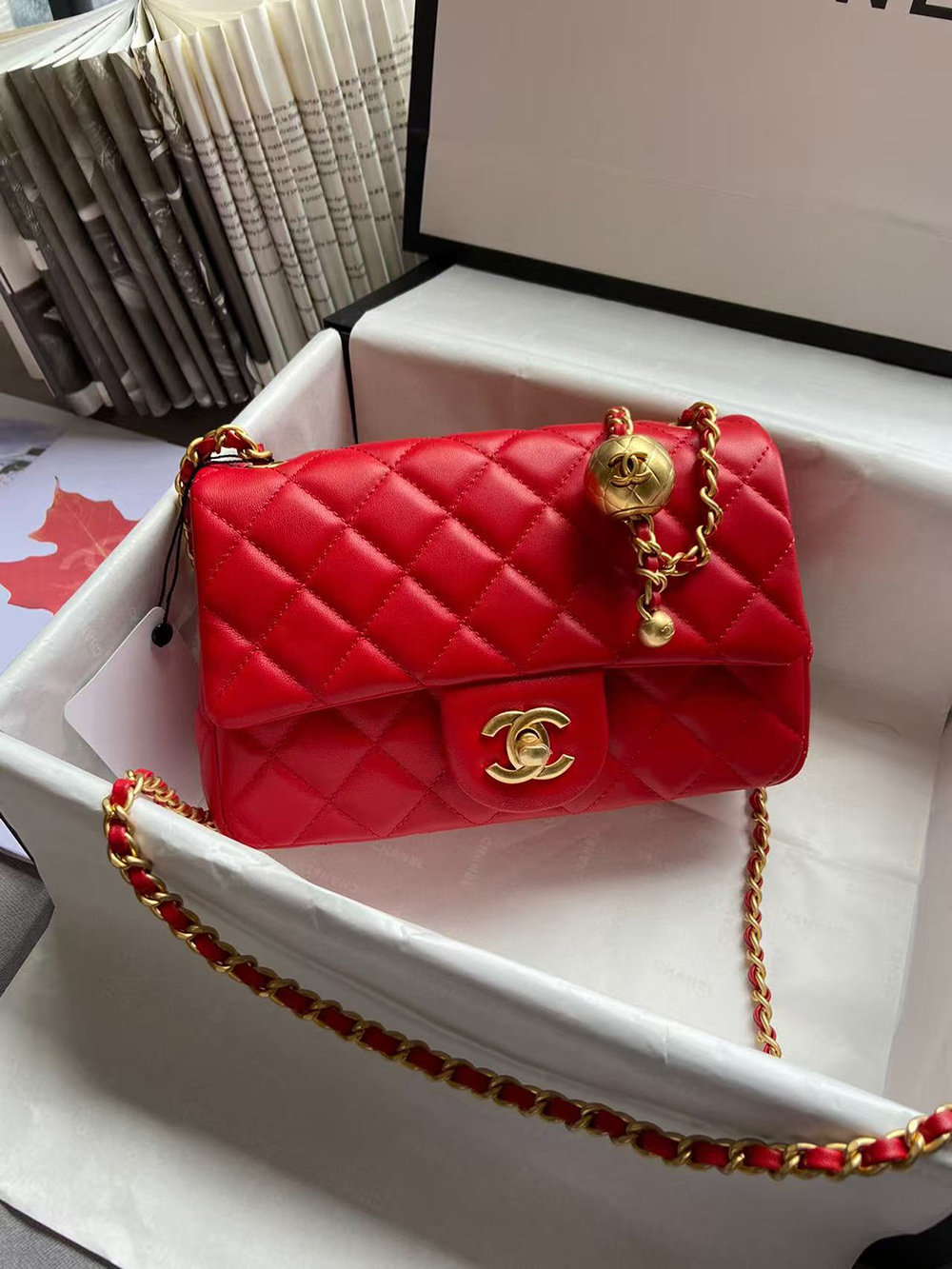 Chanel Flap Shoulder Bags AS1787 13*19.5*6cm