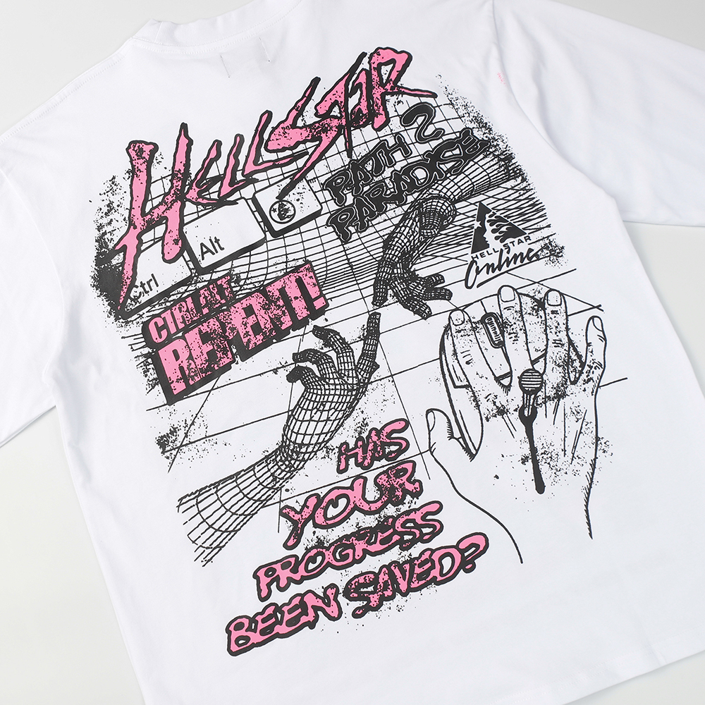 Hell Star Print Long Sleeve T-shirt