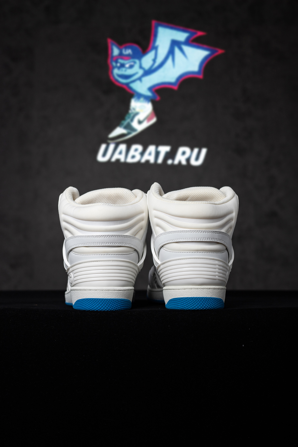 Gucci Basket High Sneaker 'White Blue'