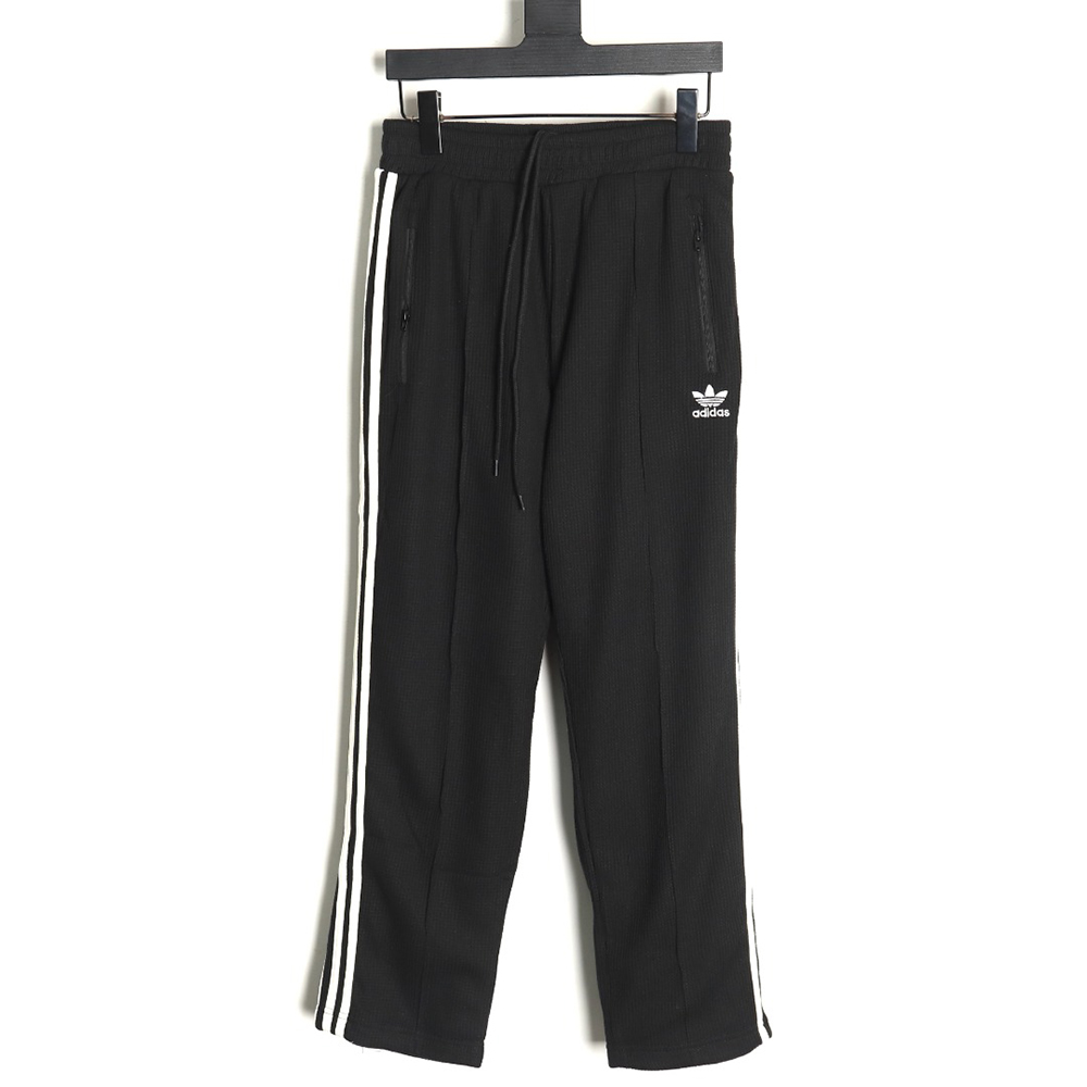 Adidas Logo Embroidered Side Stripe Vintage Sportswear Pants TSK1