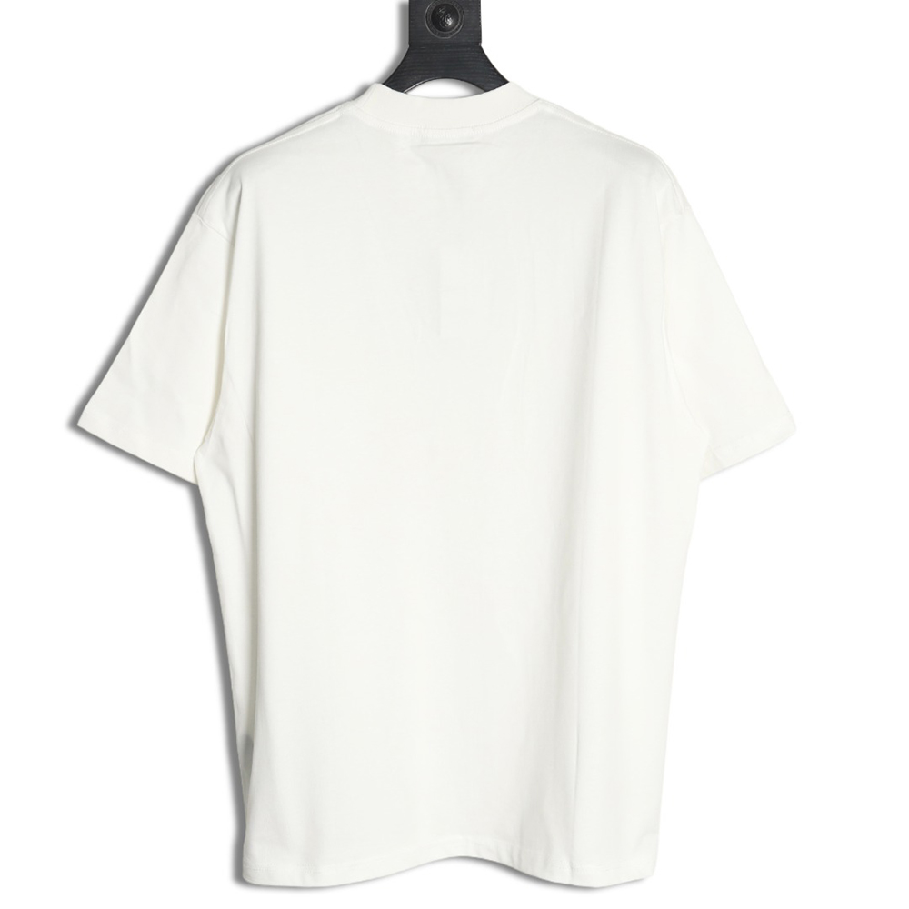 Balenciaga Small R Logo Print Short Sleeve T-shirt