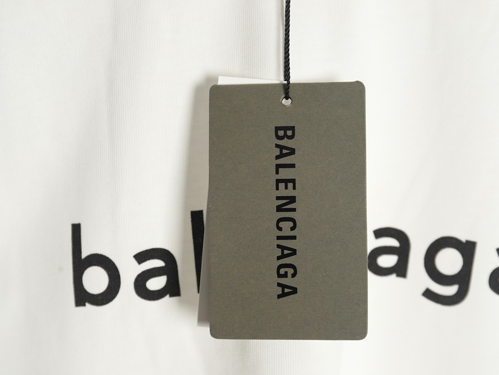 Balenciaga Small R Logo Print Short Sleeve T-shirt
