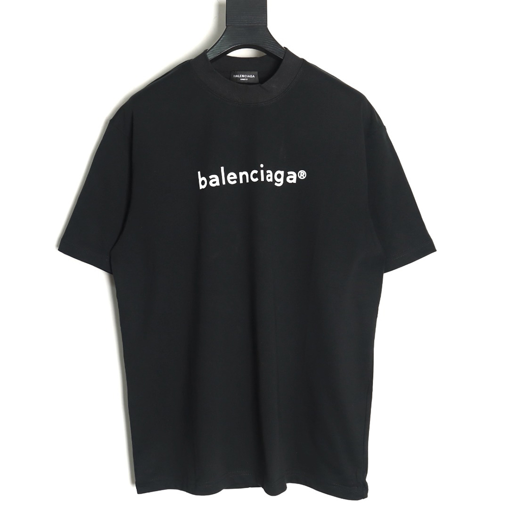 Balenciaga Small R Logo Print Short Sleeve T-shirt TSK1