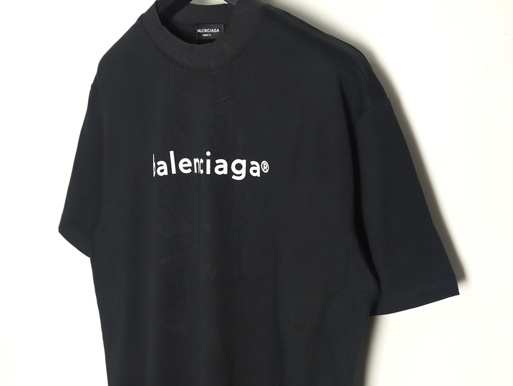 Balenciaga Small R Logo Print Short Sleeve T-shirt TSK1