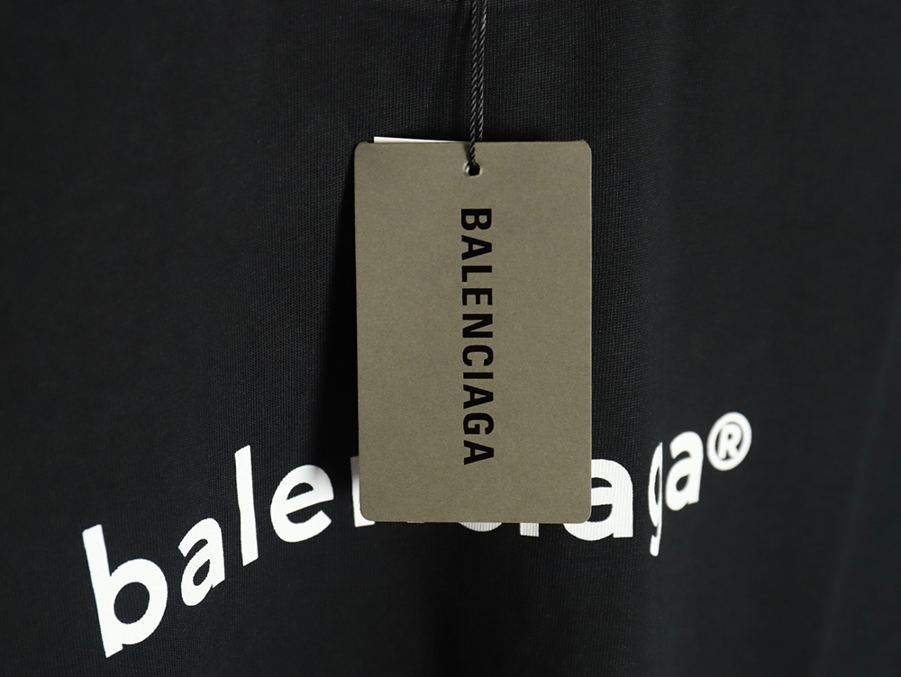 Balenciaga Small R Logo Print Short Sleeve T-shirt TSK1
