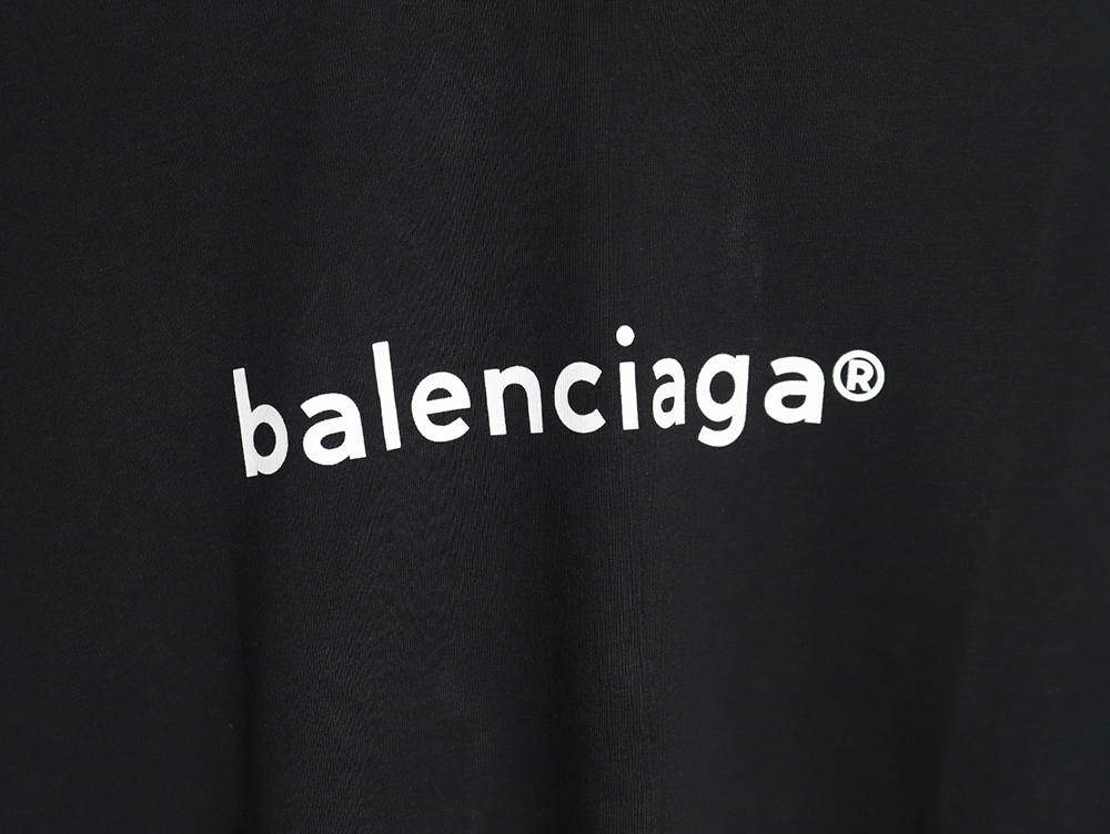 Balenciaga Small R Logo Print Short Sleeve T-shirt TSK1
