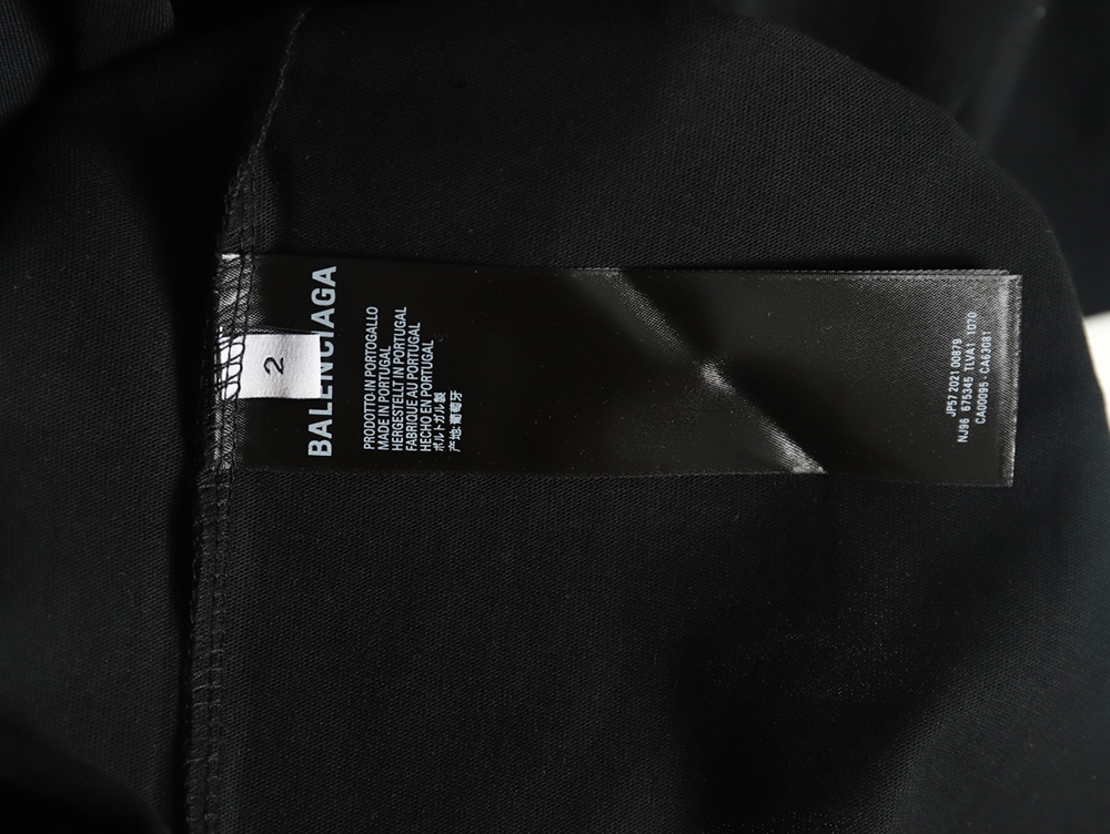 Balenciaga Small R Logo Print Short Sleeve T-shirt TSK1