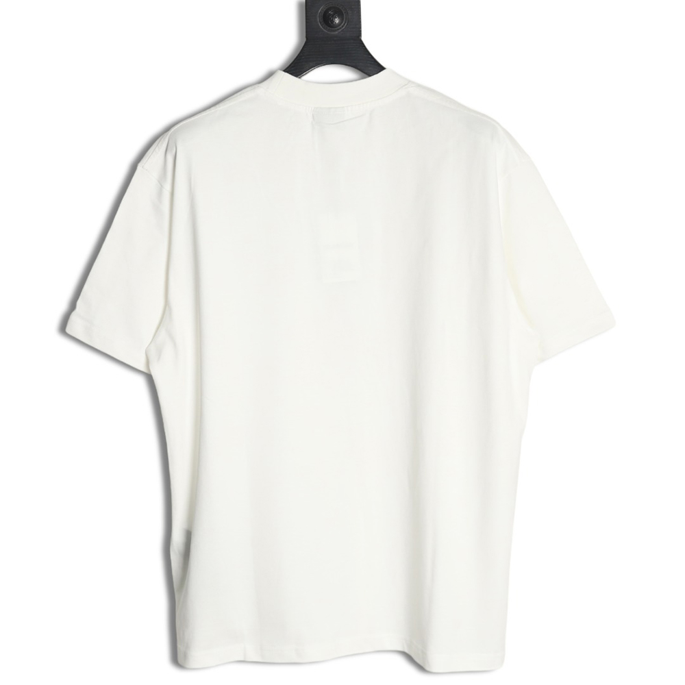 Balenciaga Graffiti Small Letters Print Short Sleeve T-shirt