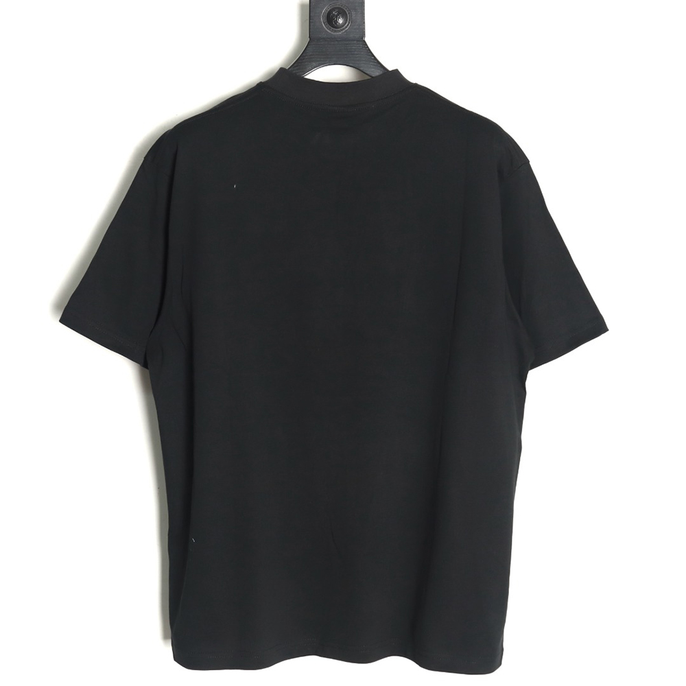 Balenciaga Graffiti Small Letters Print Short Sleeve T-shirt TSK1