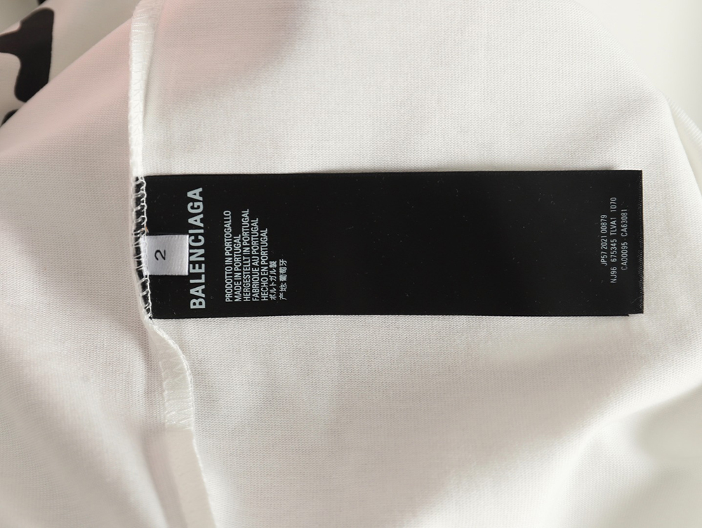 Balenciaga Valentine's Day limited edition heart print short-sleeved T-shirt