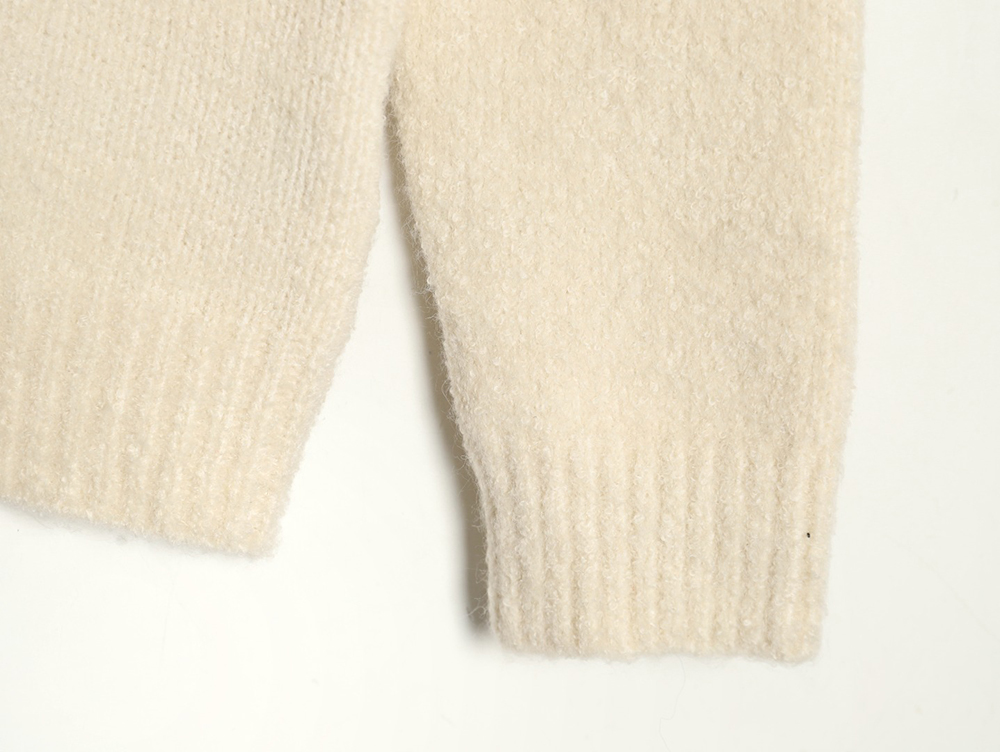 Louis Vuitton monogram intarsia knitted crew neck sweater