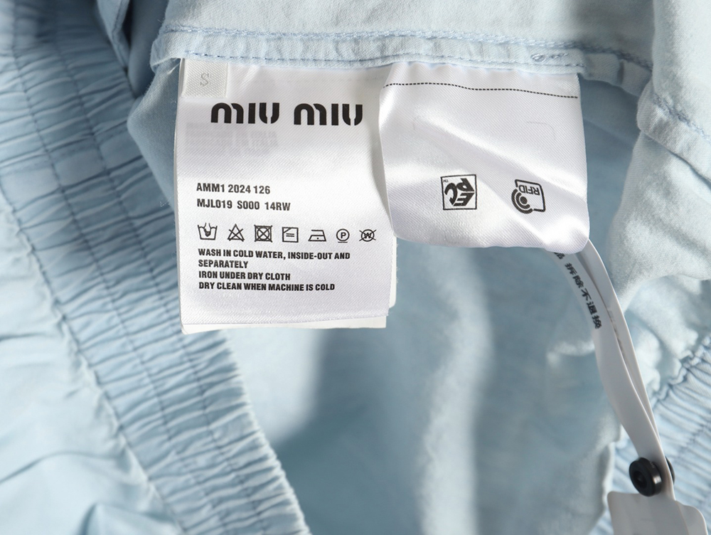 Miu Miu double pocket belted jacket