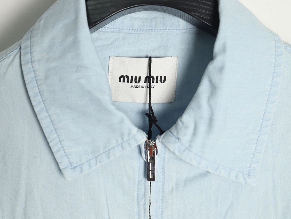 Miu Miu double pocket belted jacket