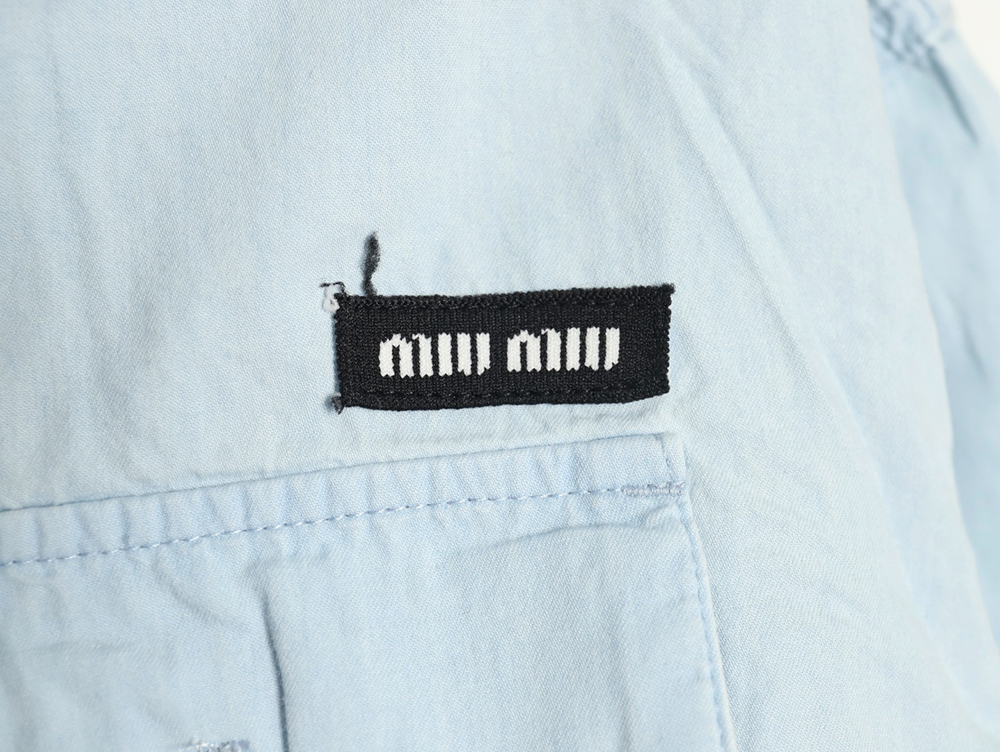 Miu Miu double pocket belted jacket