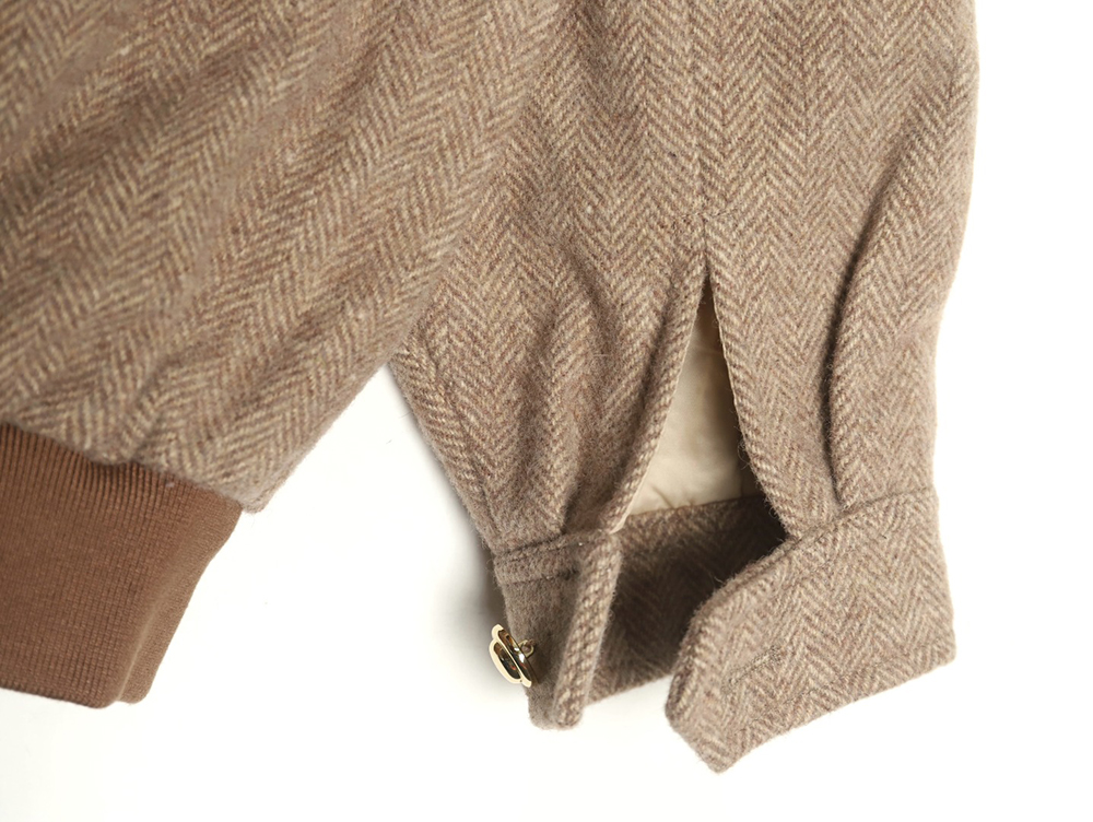 Miu miu herringbone twill pattern jacket
