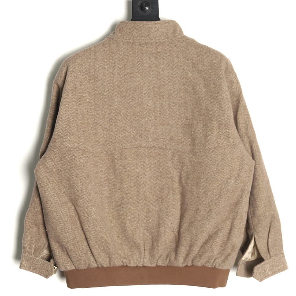 Miu miu herringbone twill pattern jacket