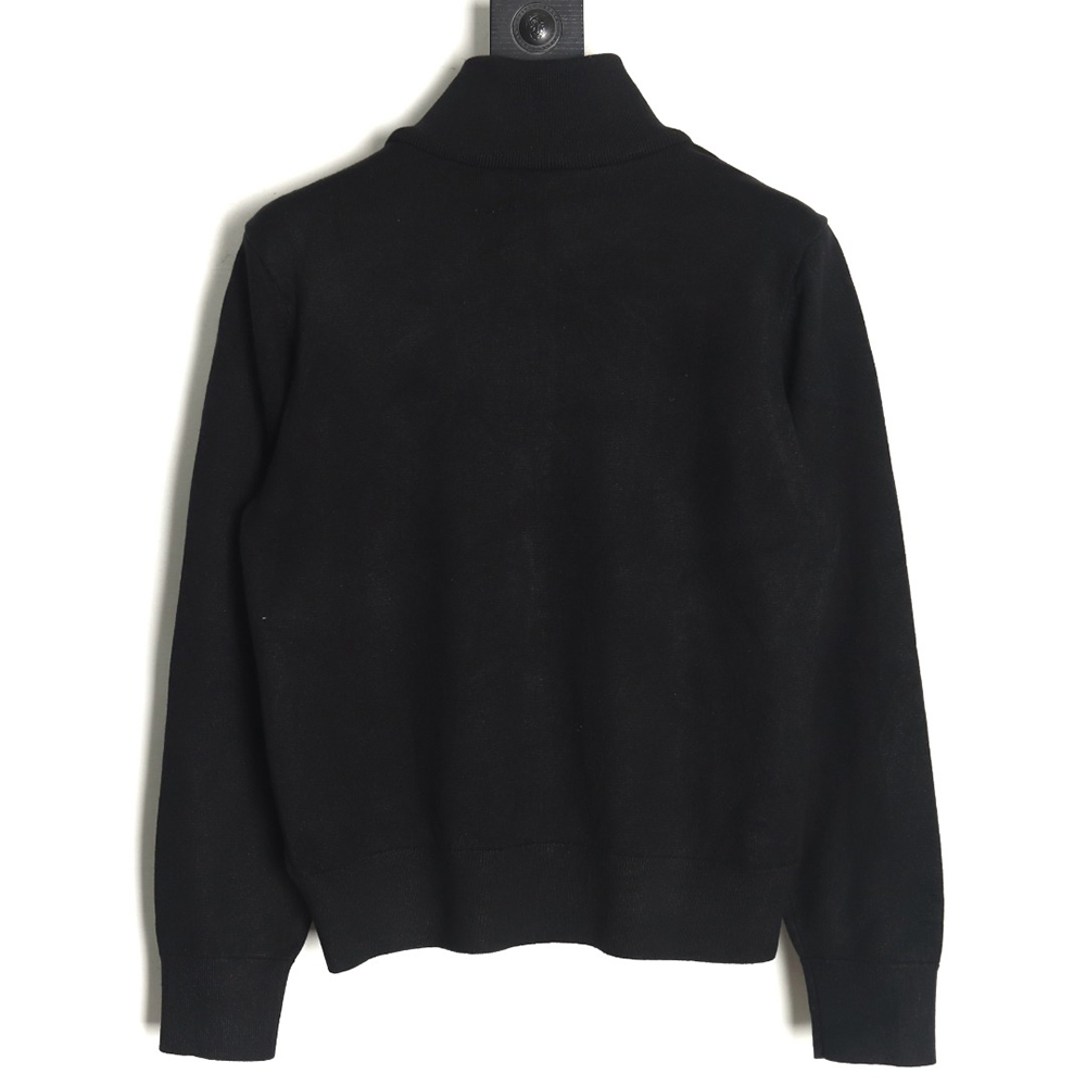 Prada inverted triangle logo nylon splicing wool jacket