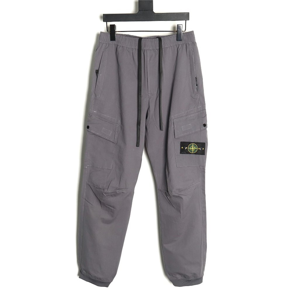 Stone Island Compass patch multi-pocket cargo trousers