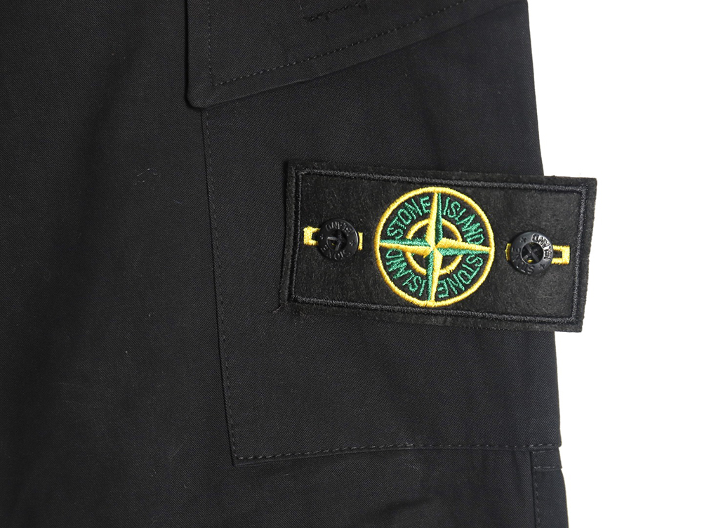 Stone Island Compass patch multi-pocket cargo trousers TSK3