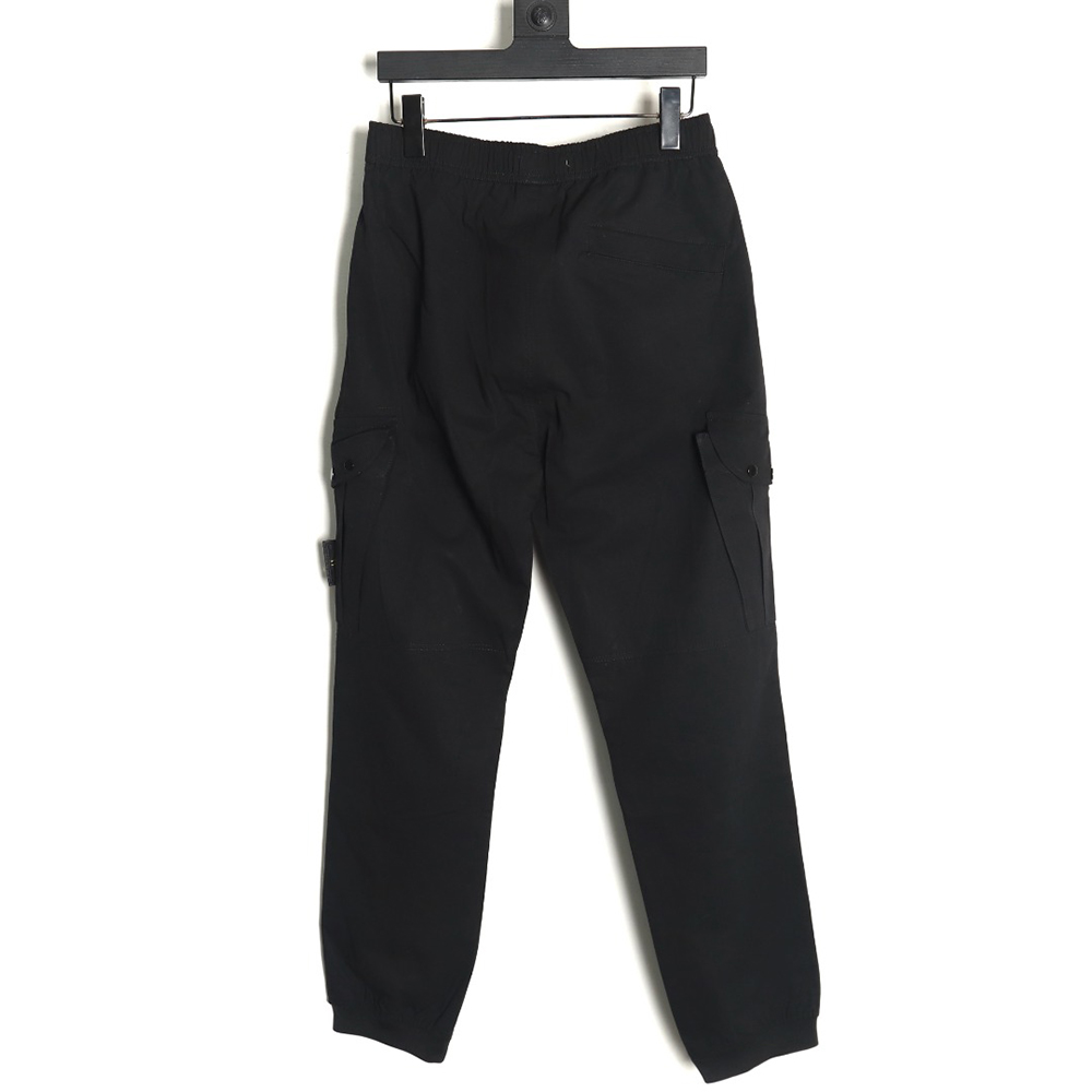 Stone Island Compass patch multi-pocket cargo trousers TSK3