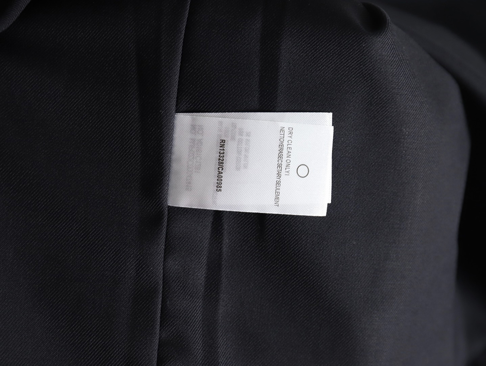 Thom Browne yarn-dyed four-bar zip-up trench coat TSK1