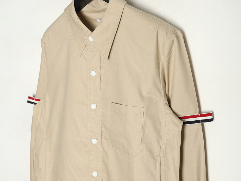 Thom Browne Double Sleeve Web Jacket Shirt