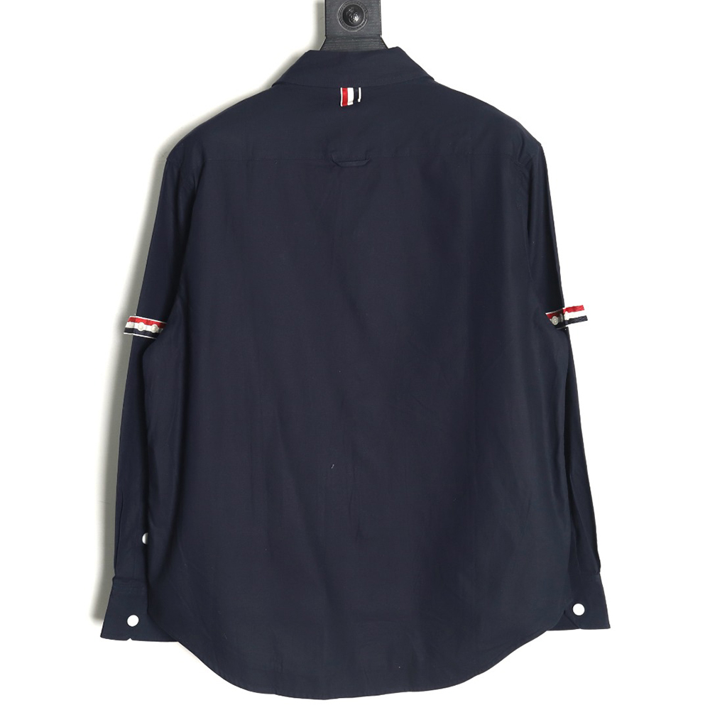 Thom Browne Double Sleeve Web Jacket Shirt TSK1