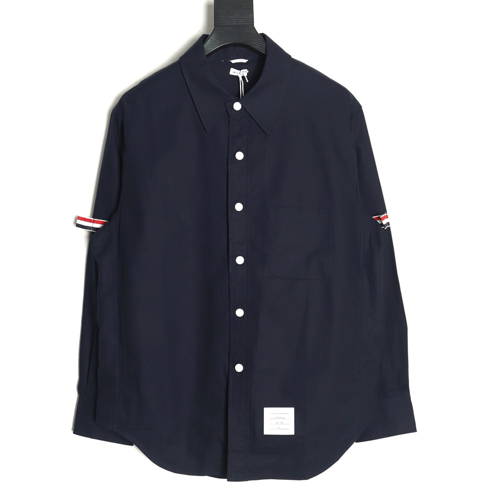 Thom Browne Double Sleeve Web Jacket Shirt TSK1