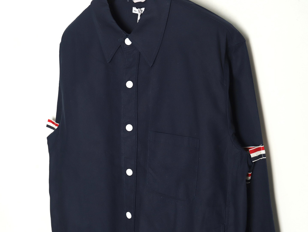 Thom Browne Double Sleeve Web Jacket Shirt TSK1