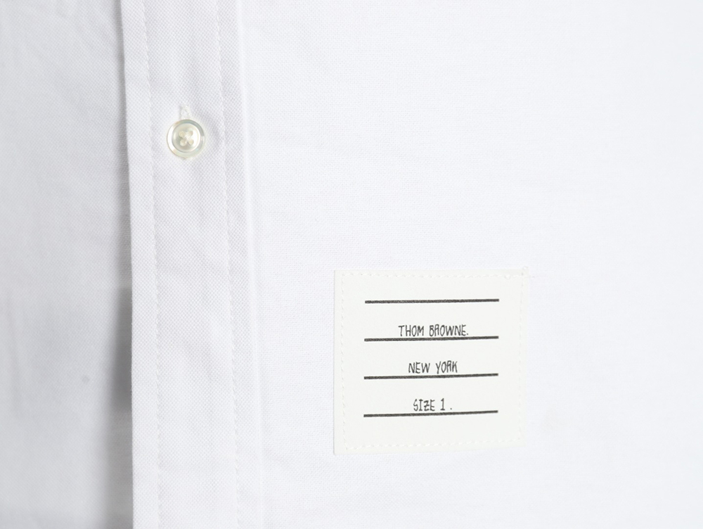 Thom Browne patchwork webbing shirt