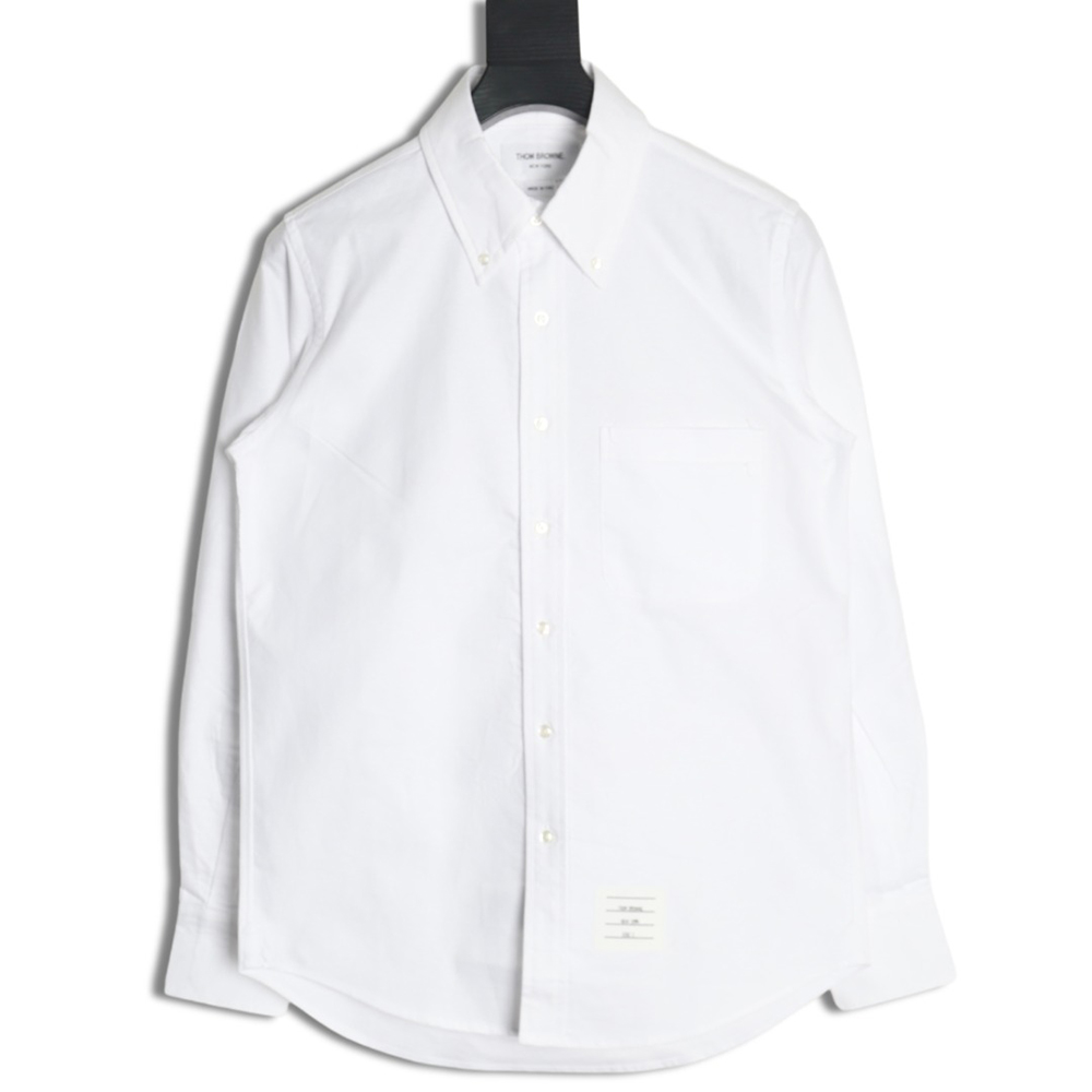 Thom Browne patchwork webbing shirt