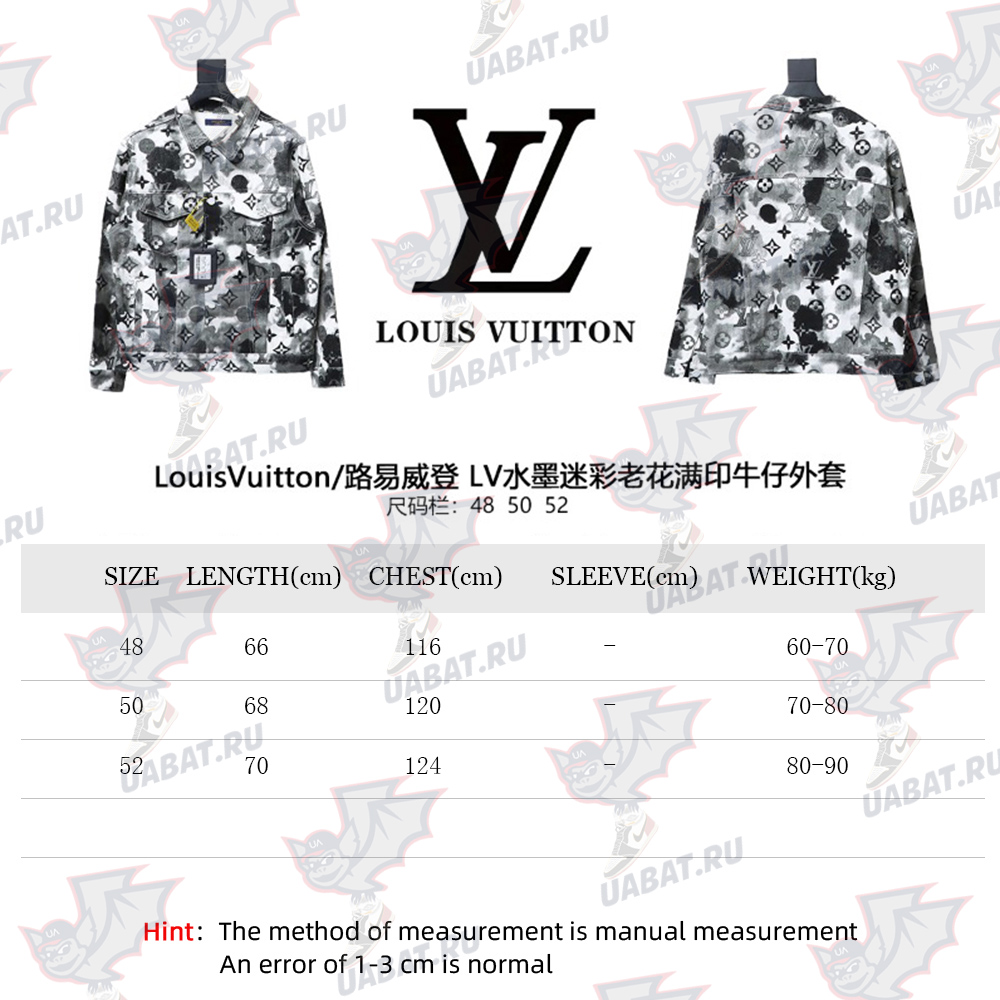 LouisVuitton ink camouflage monogram full print denim jacket