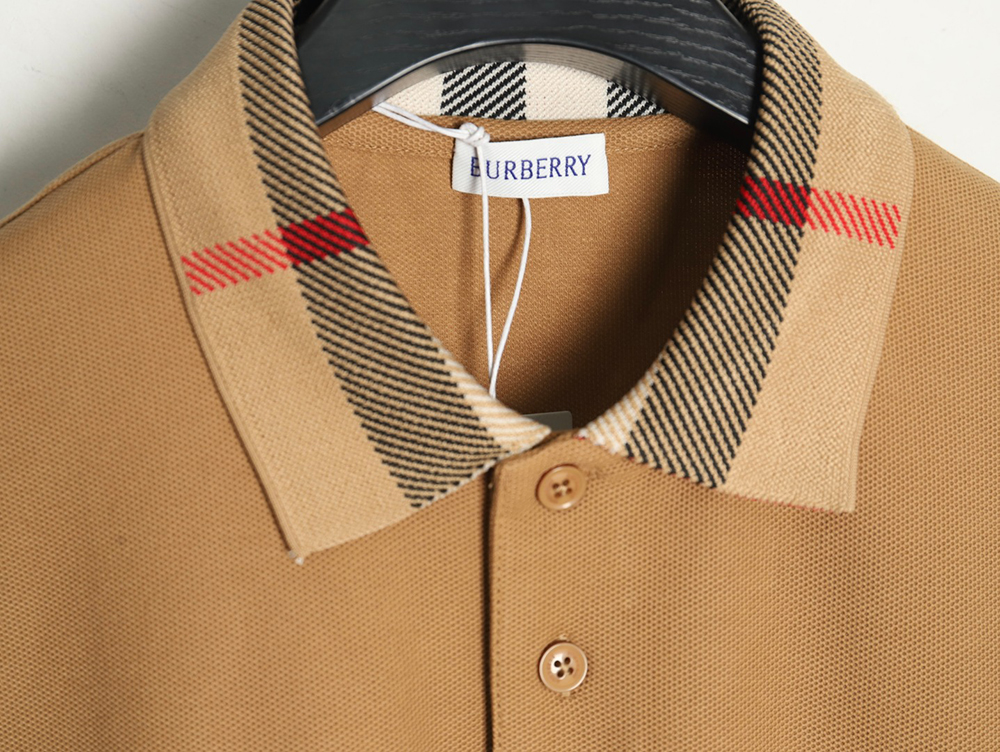 Burberry Classic Collar Check Short Sleeve Polo Shirt
