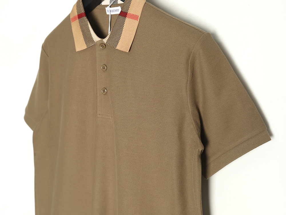 Burberry Classic Collar Check Short Sleeve Polo Shirt TKS1