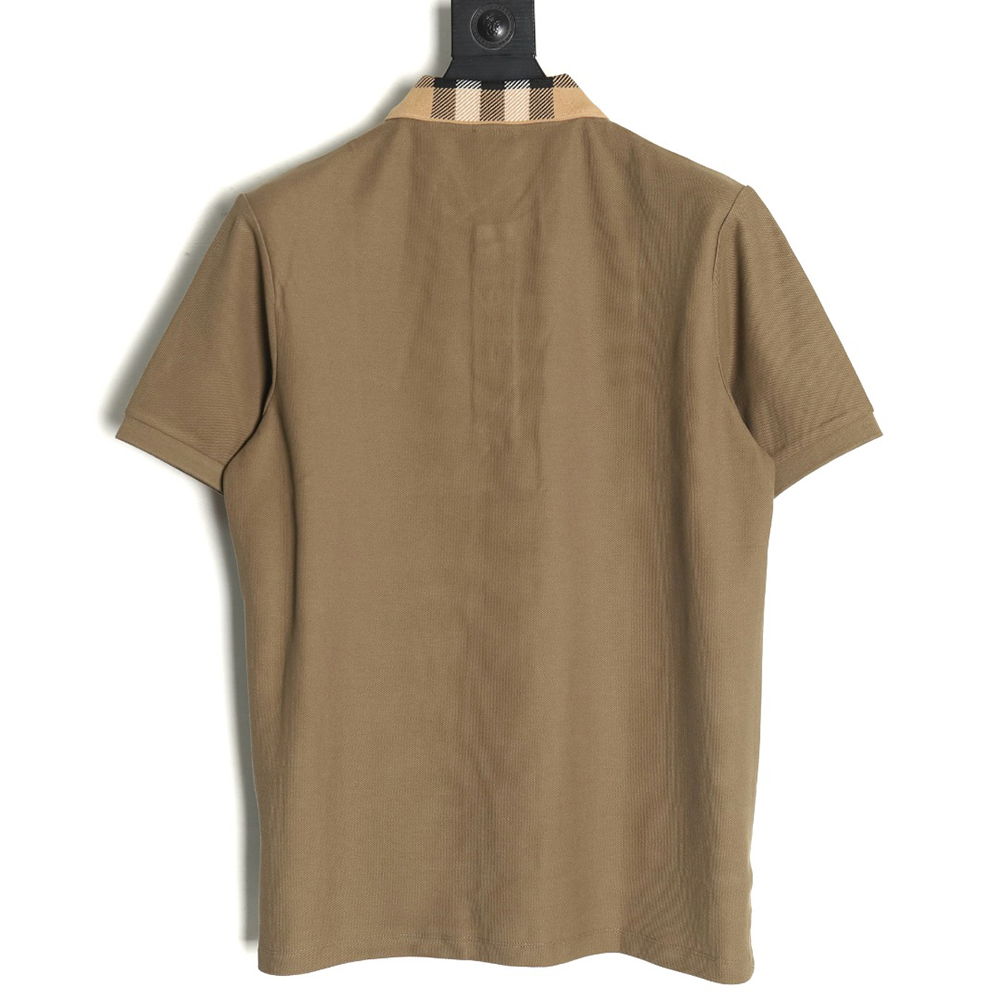 Burberry Classic Collar Check Short Sleeve Polo Shirt TKS1