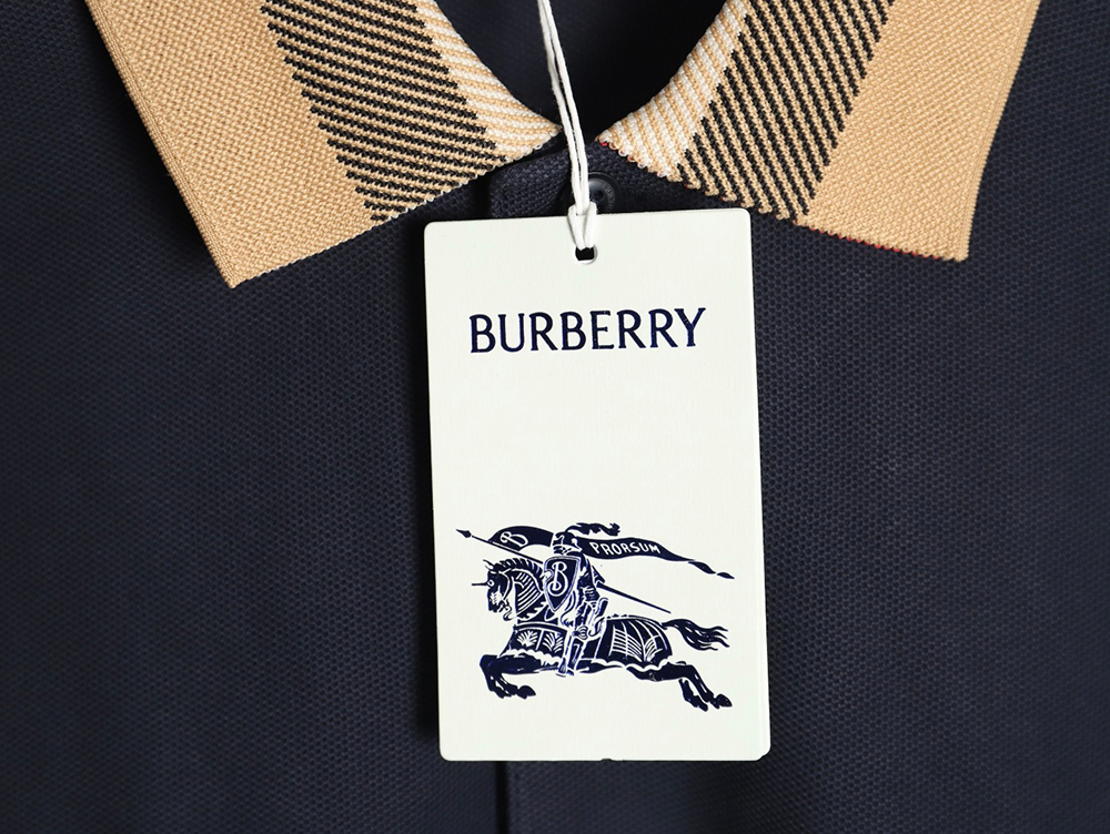 Burberry Classic Collar Check Short Sleeve Polo Shirt TSK3