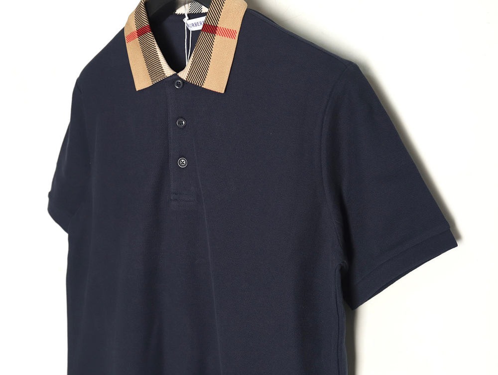 Burberry Classic Collar Check Short Sleeve Polo Shirt TSK3