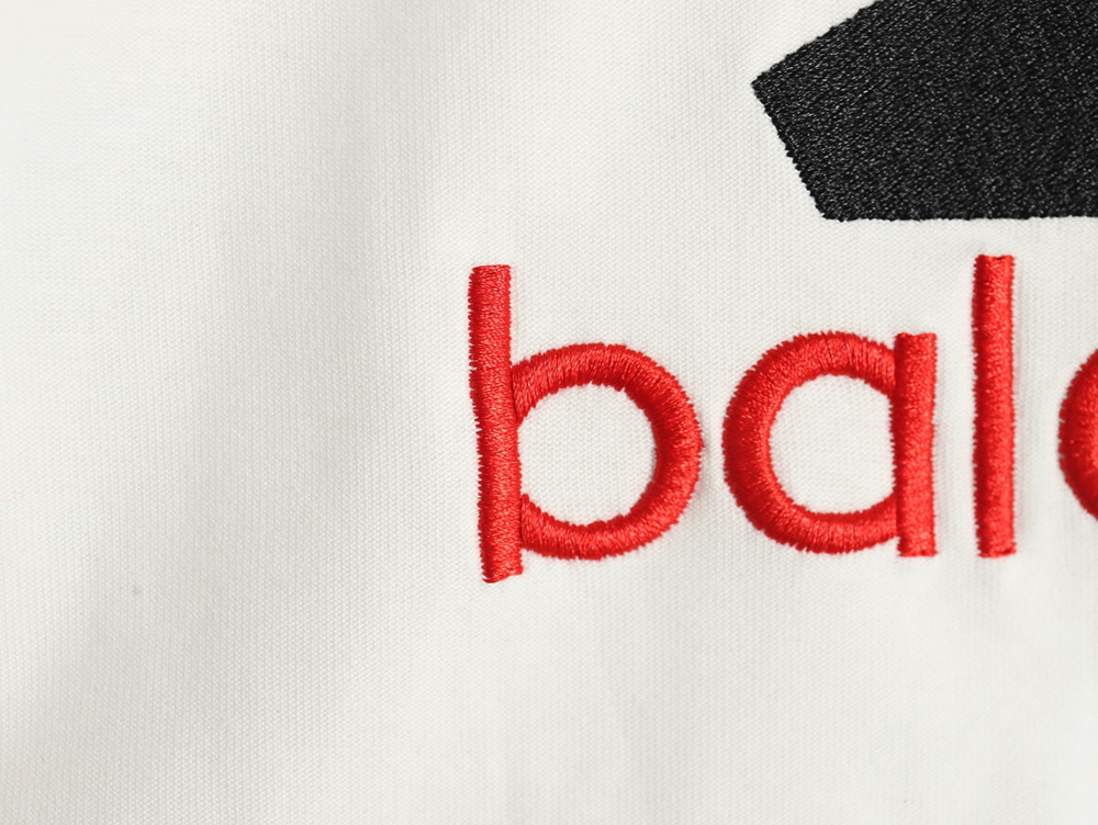 Balenciaga & Adidas co-branded embroidered short-sleeved T-shirt