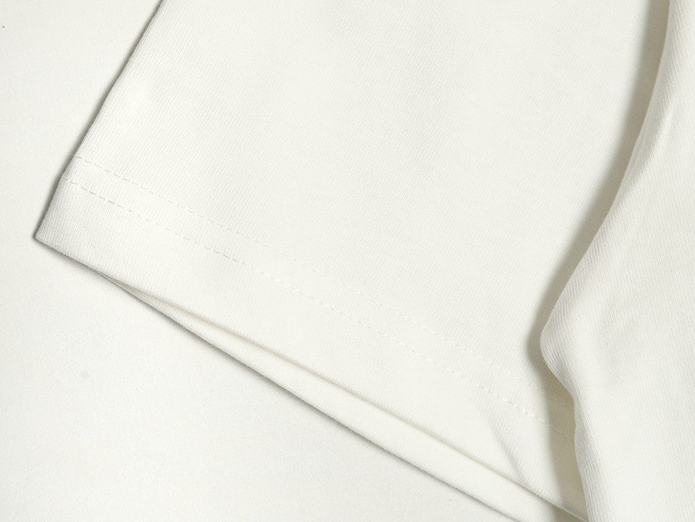 Balenciaga Lettering Embroidered LOGO Short Sleeve T-Shirt
