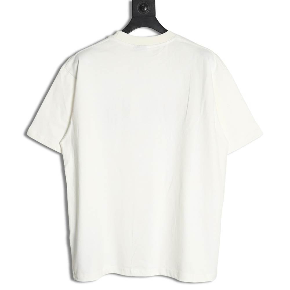 Balenciaga Lettering Embroidered LOGO Short Sleeve T-Shirt