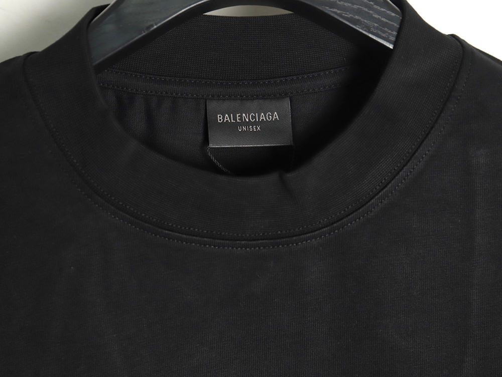 Balenciaga Lettering Embroidered LOGO Short Sleeve T-Shirt TSK1