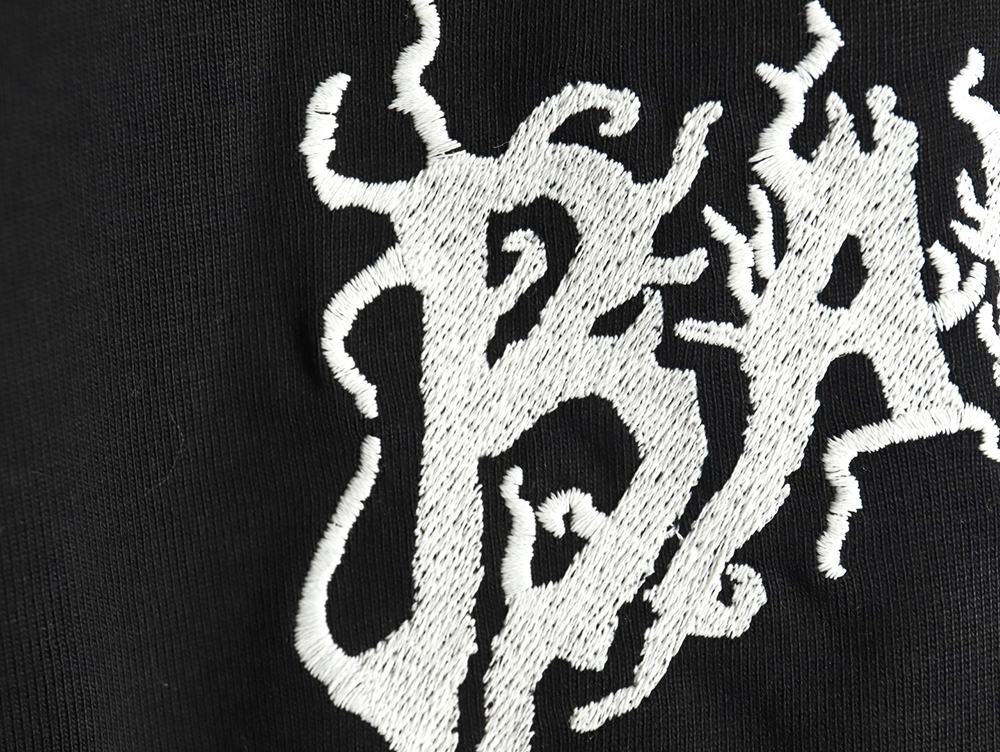 Balenciaga Lettering Embroidered LOGO Short Sleeve T-Shirt TSK1