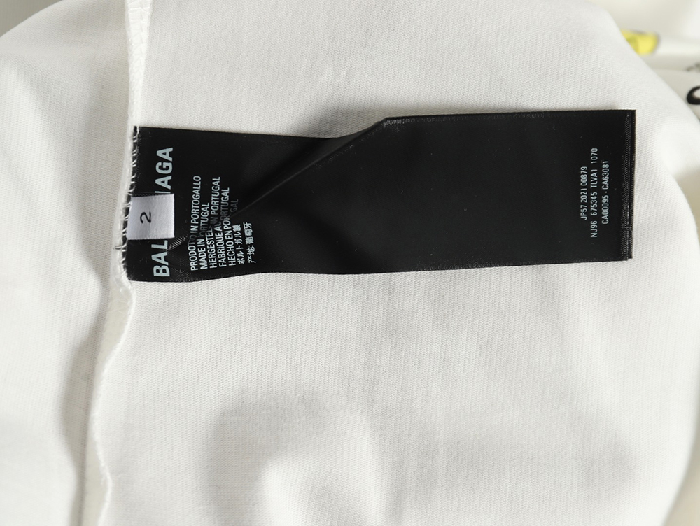 Balenciaga emoji print short-sleeved T-shirt