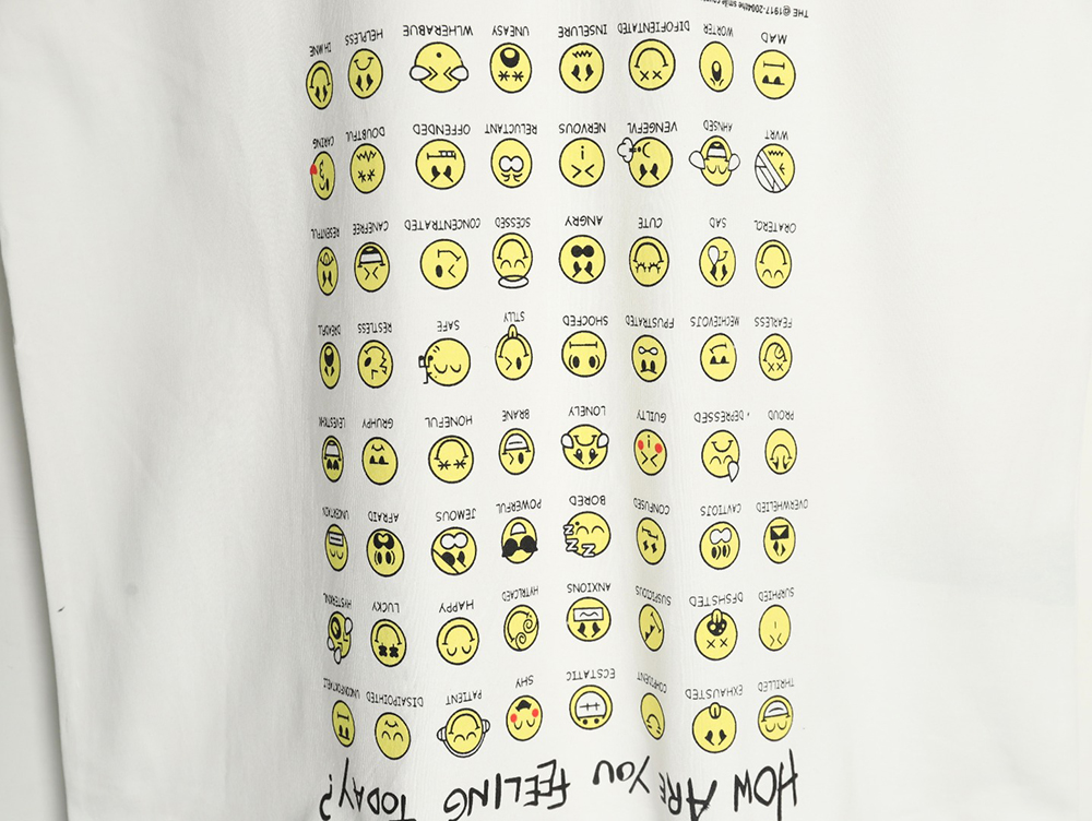 Balenciaga emoji print short-sleeved T-shirt