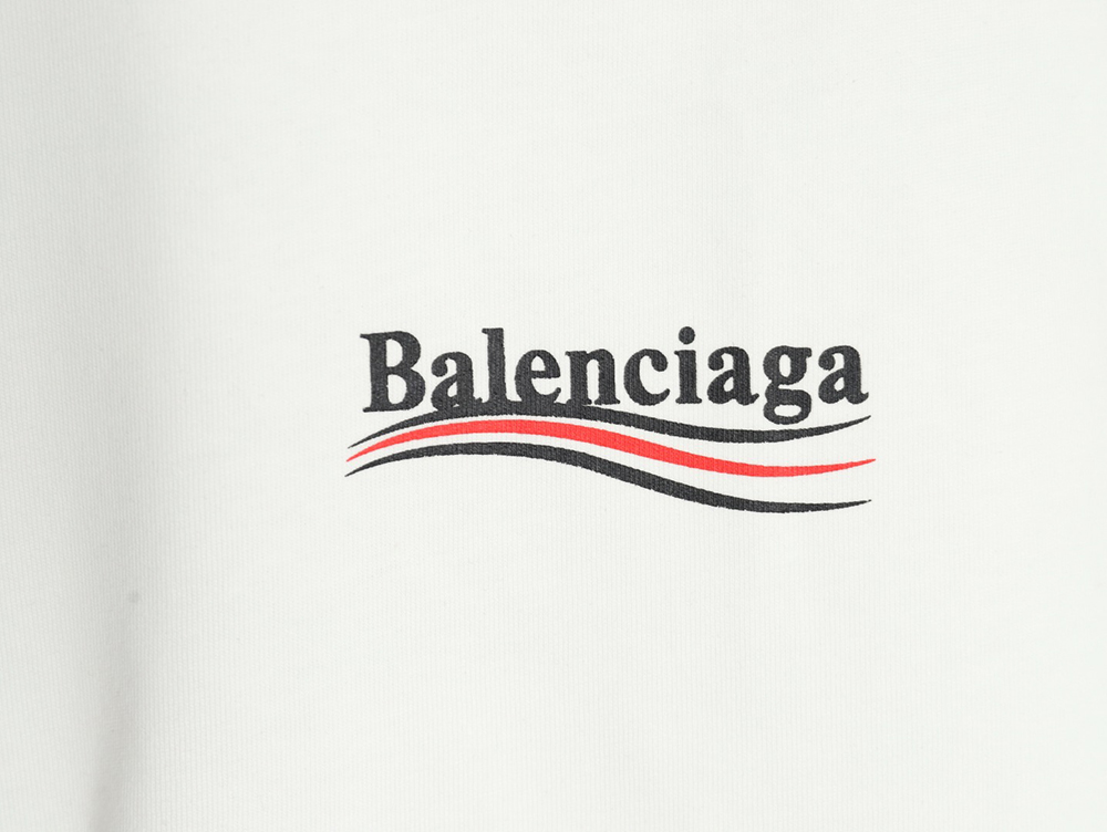 Balenciaga Coke wave print short sleeves