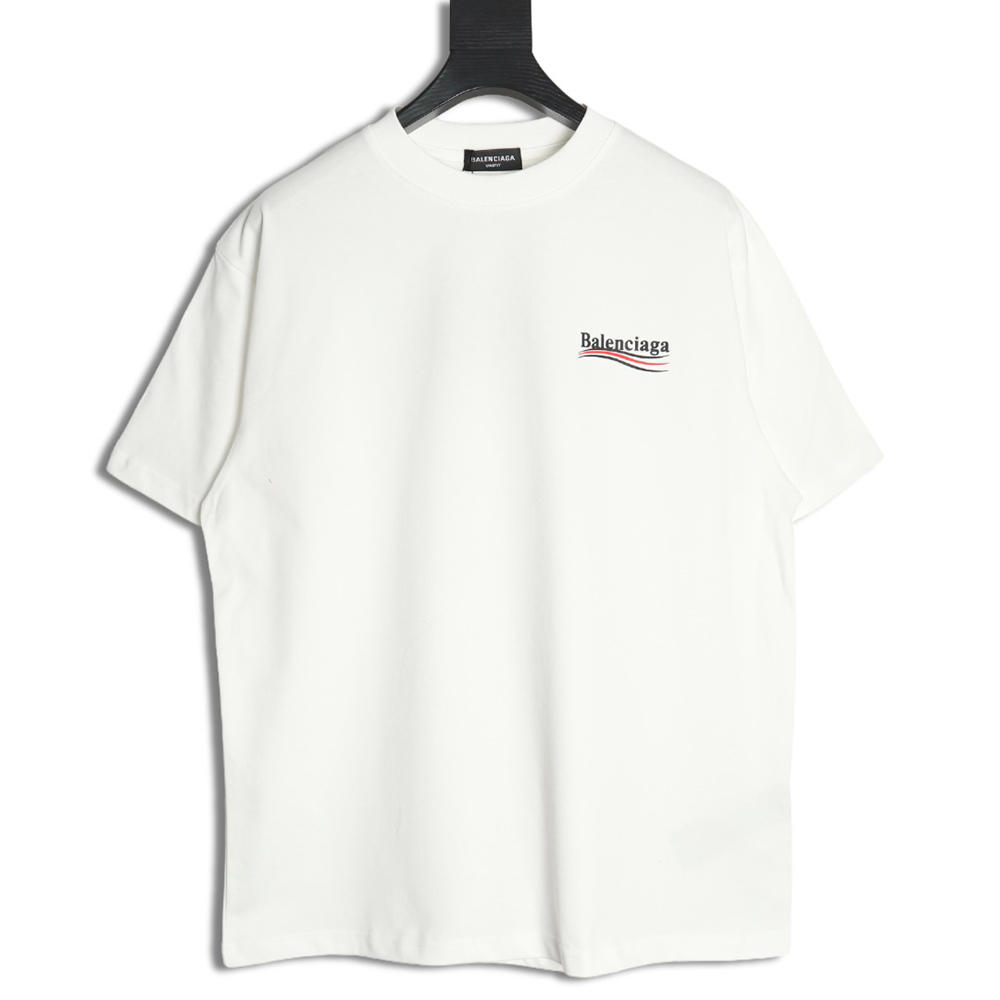 Balenciaga Coke wave print short sleeves