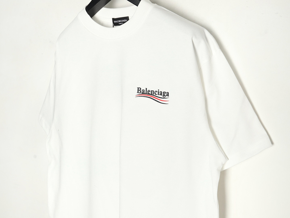 Balenciaga Coke wave print short sleeves