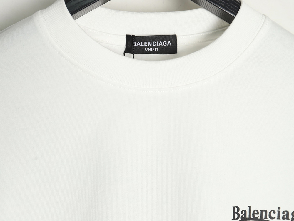 Balenciaga Coke wave print short sleeves