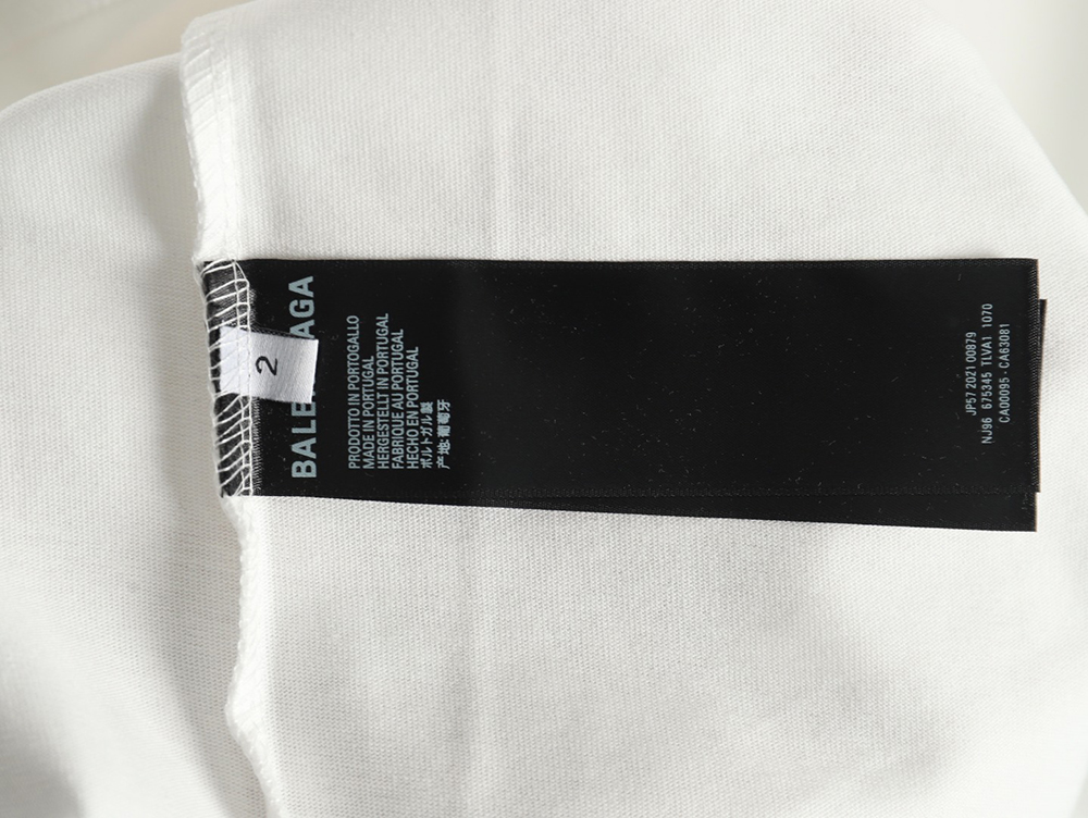 Balenciaga Coke wave print short sleeves